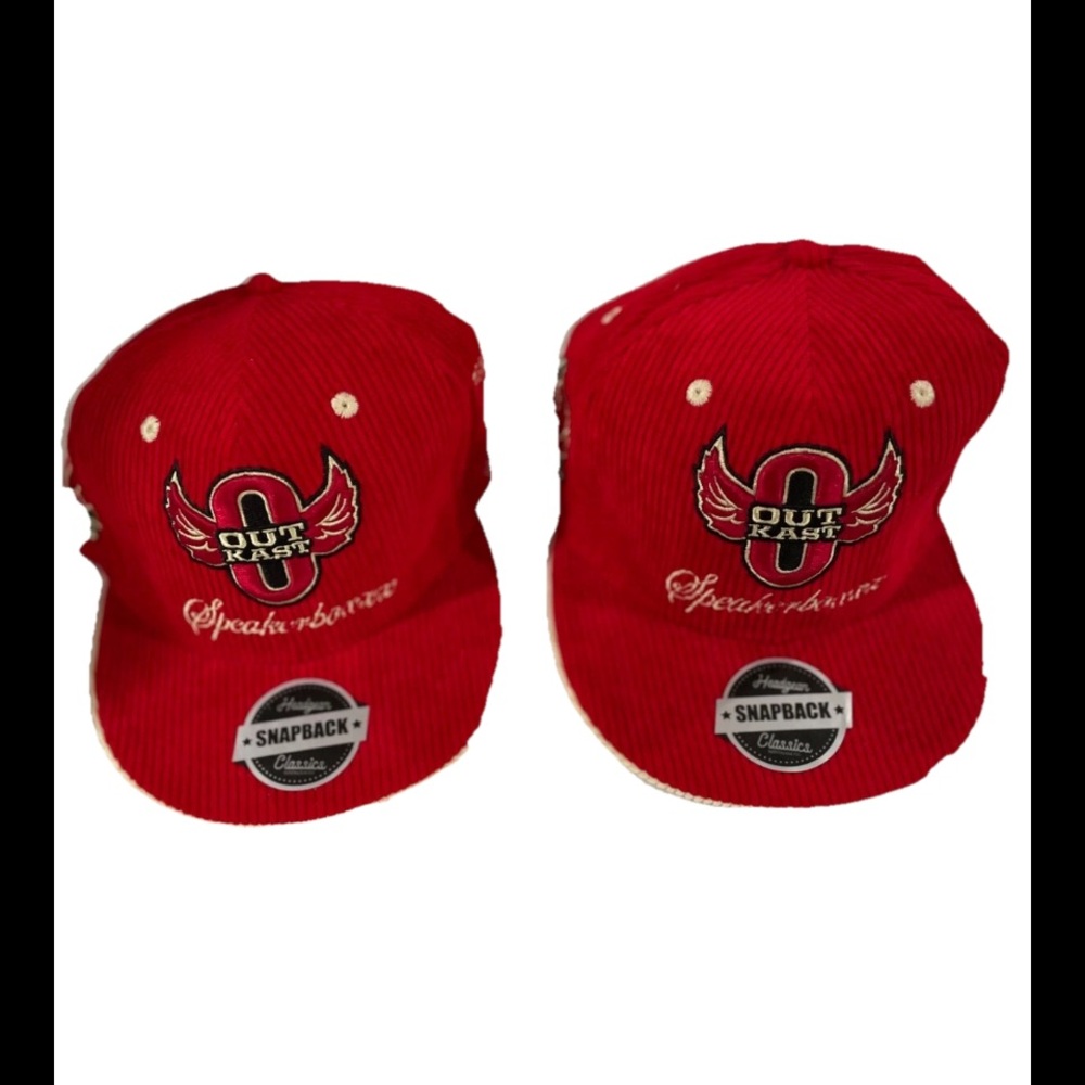 2 NEW Outkast Speakerboxxx Curduroy SnapBack Hats